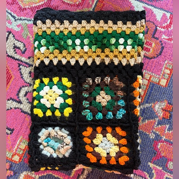 Colorful Crochet Afghan Blanket - Picture 13 of 16